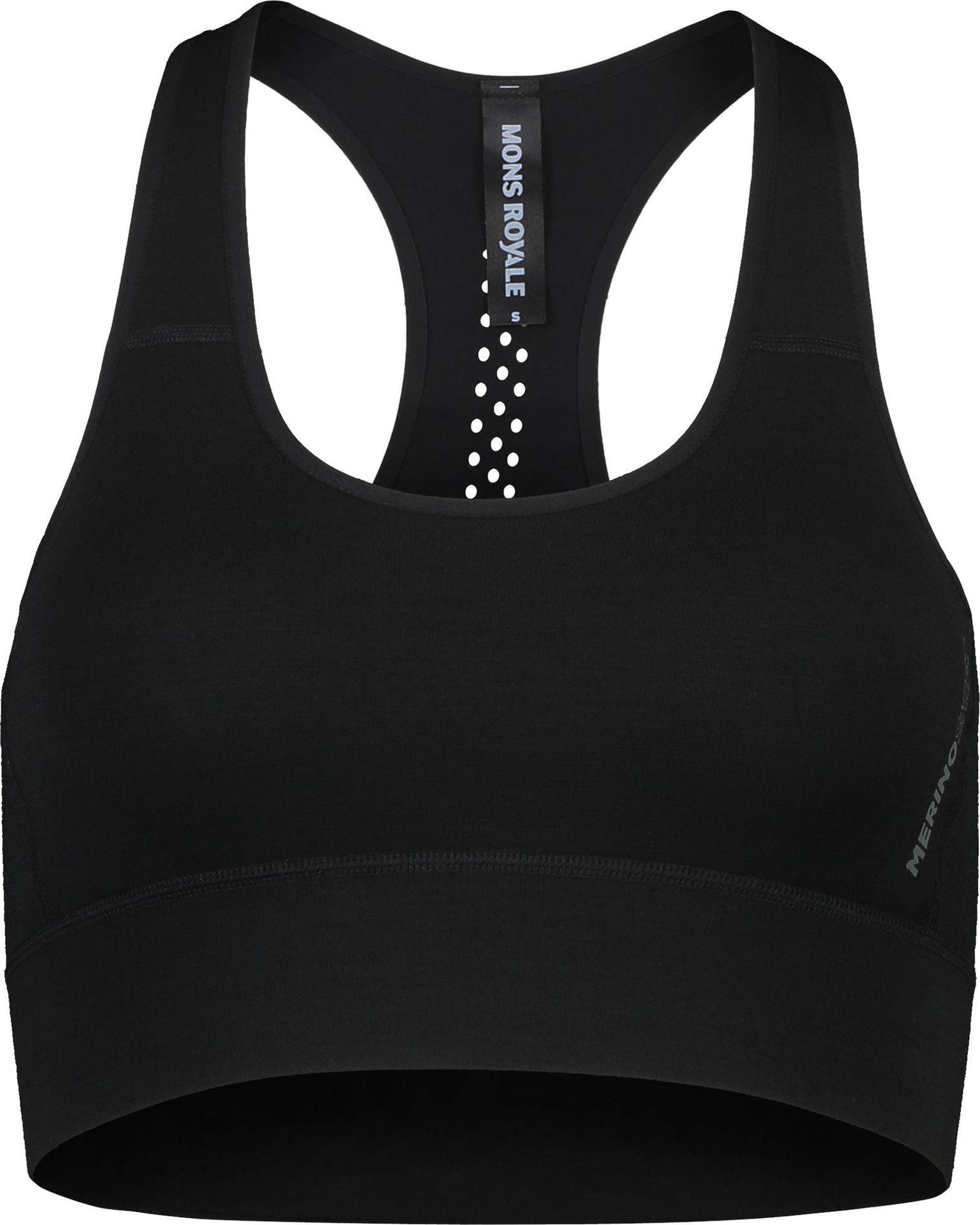 Women's Stratos Merino Shirt Sports Bra Black