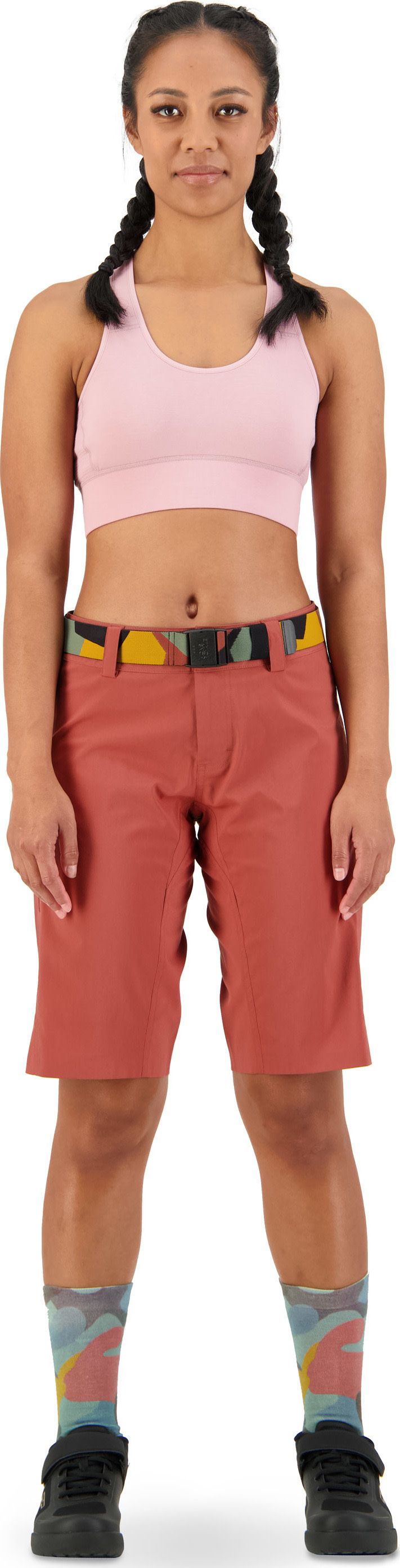 Mons Royale Women's Virage Bike Shorts (2022) Terracotta Mons Royale