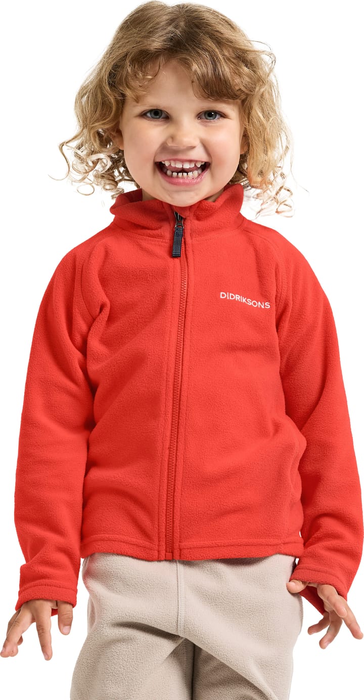Didriksons Kids' Monte Full Zip 10 Paprika Didriksons
