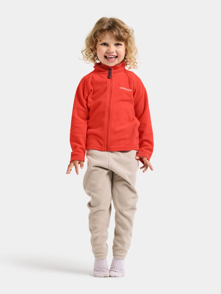 Didriksons Kids' Monte Full Zip 10 Paprika Didriksons