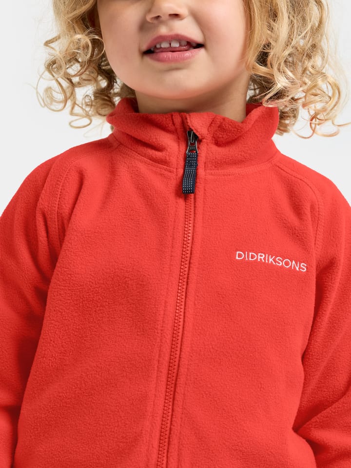 Didriksons Kids' Monte Full Zip 10 Paprika Didriksons