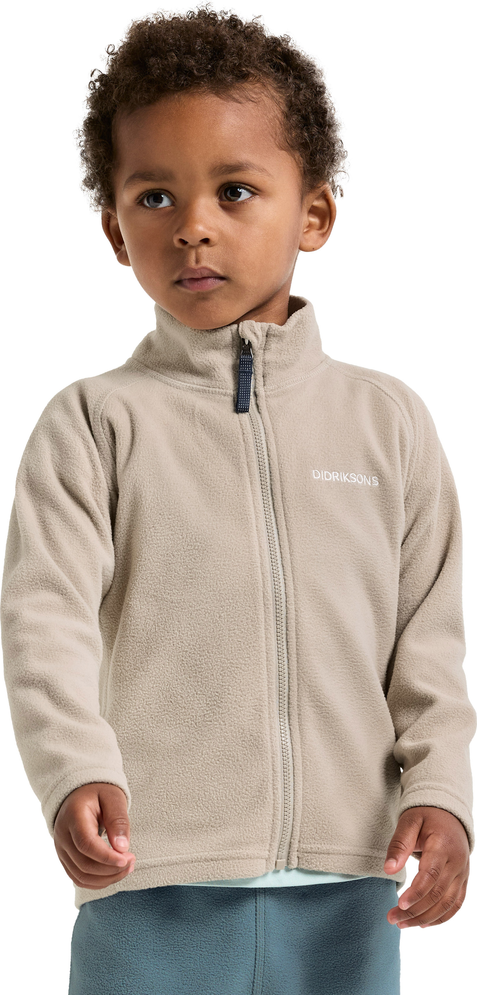 Didriksons Kids' Monte Full Zip 10 Beach Beige
