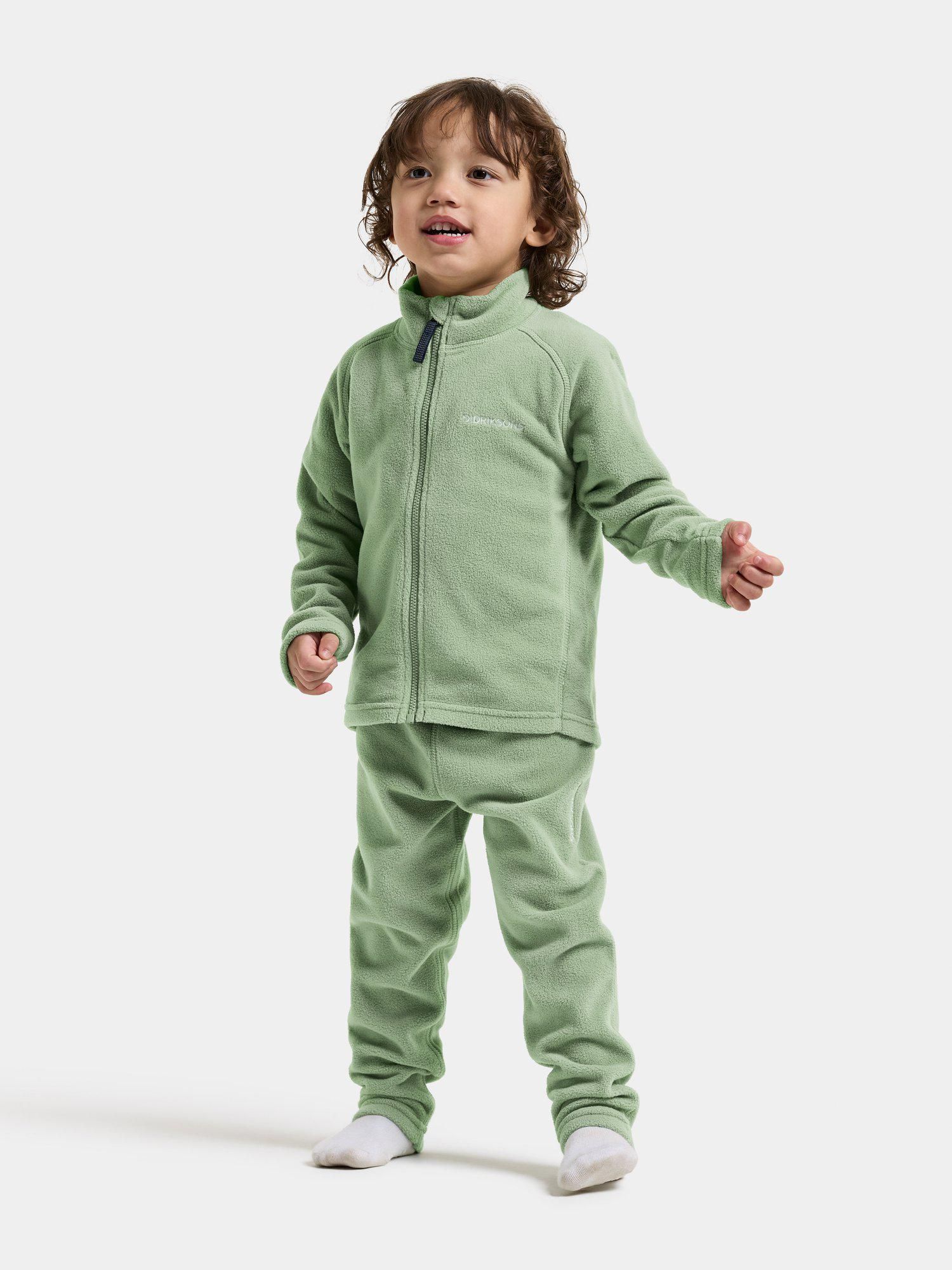 Didriksons Kids' Monte Full Zip 10 Sage Green