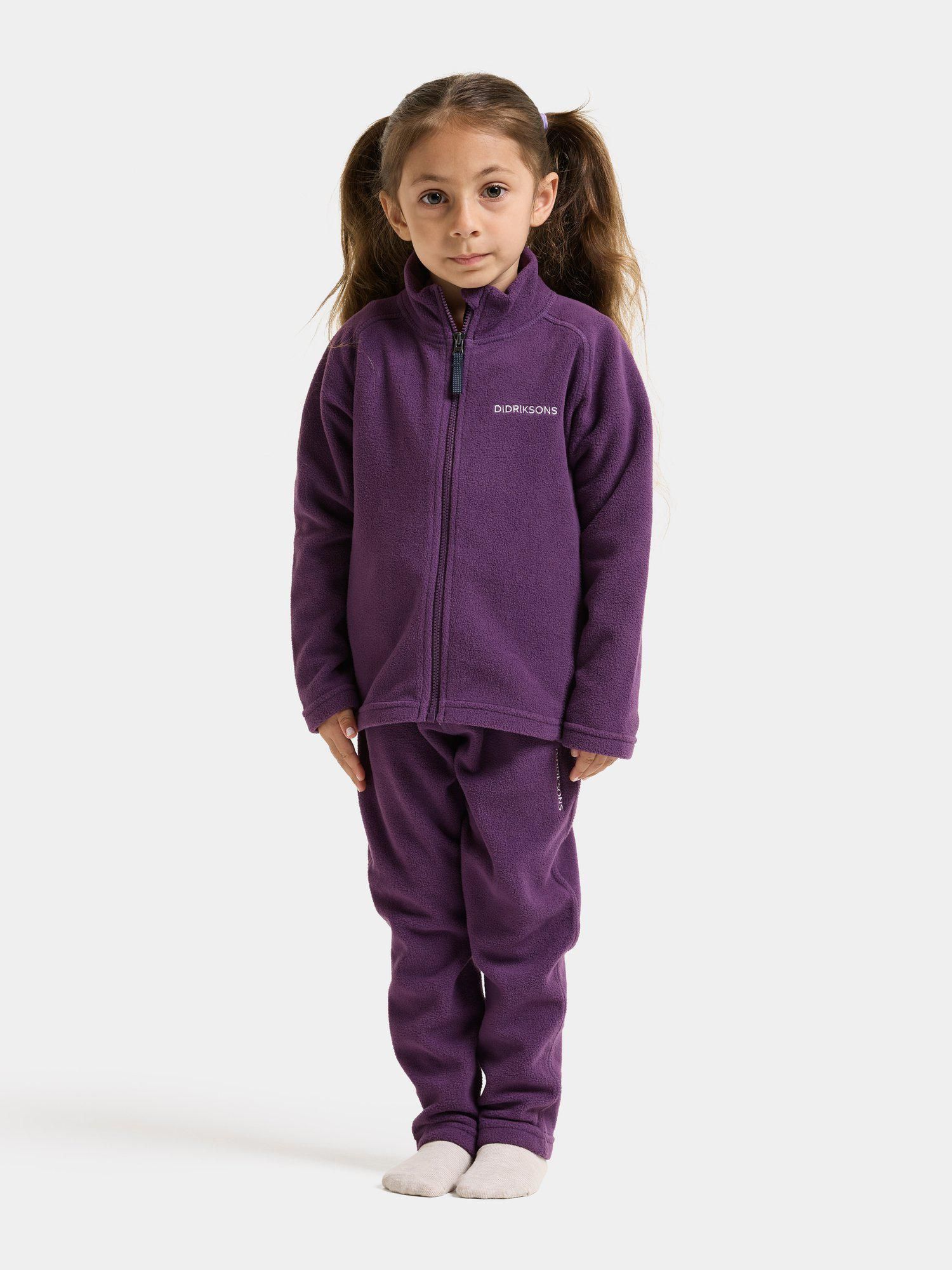 Didriksons Kids' Monte Full Zip 10 Northen Purple