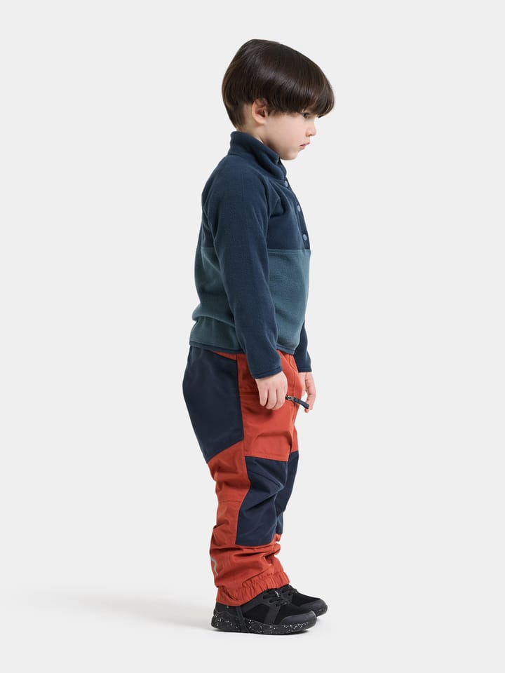 Didriksons Kids' Monte Half Button Mountain Blue Didriksons