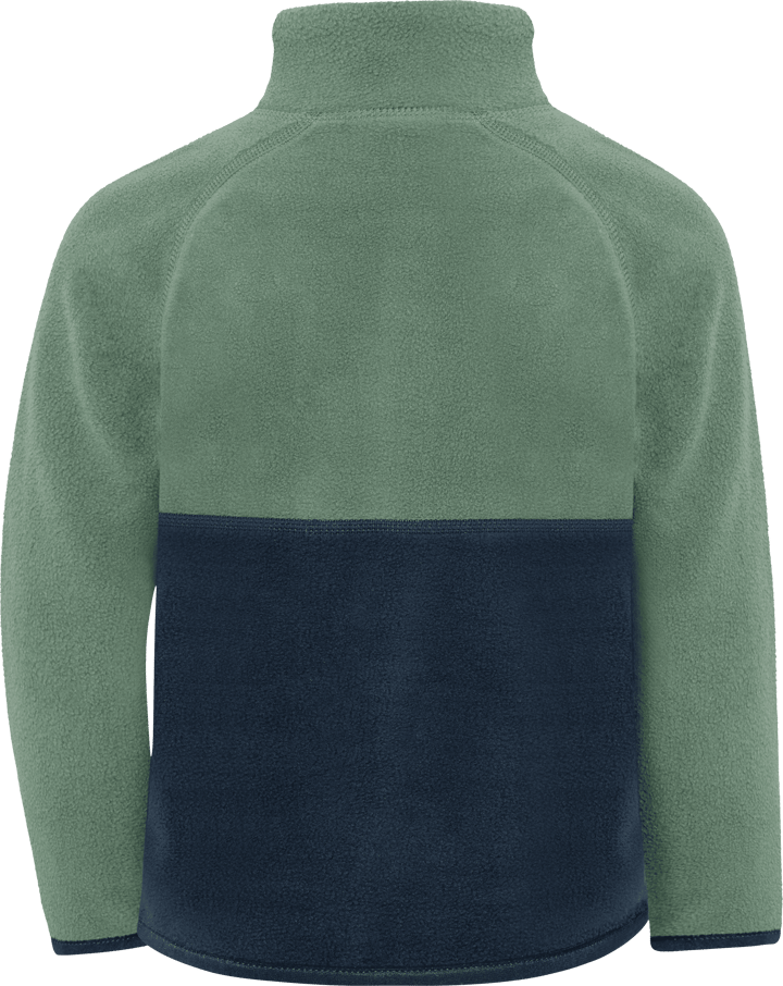 Didriksons Kids' Monte Half Button Dark Moss Didriksons