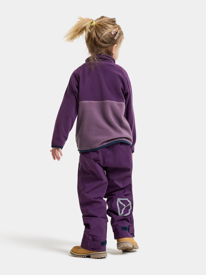 Didriksons Kids' Monte Half Button Northen Purple Didriksons