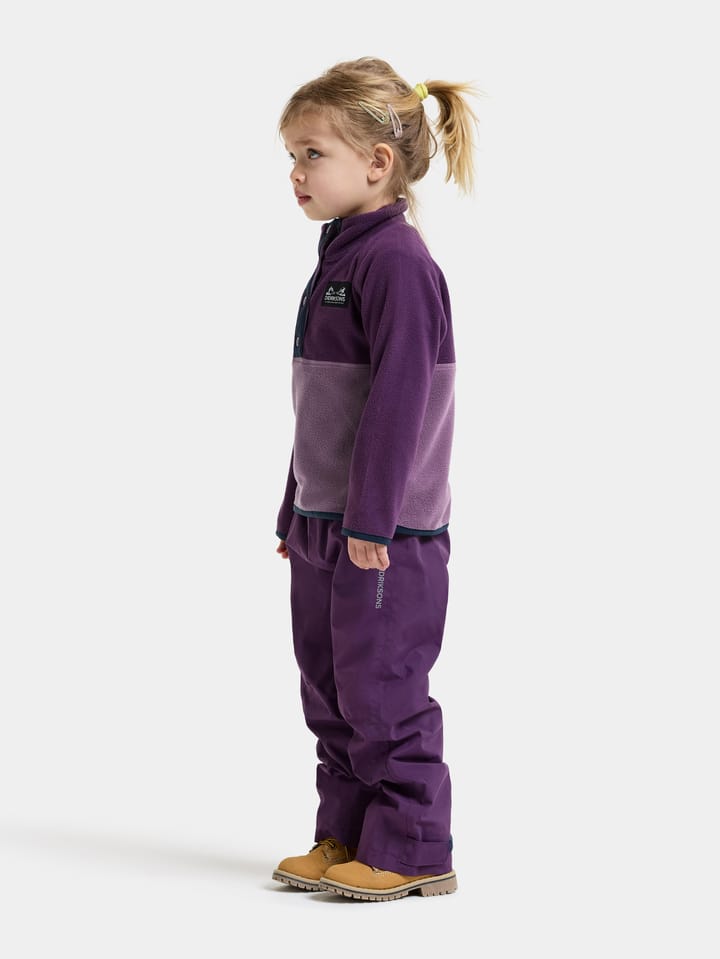 Didriksons Kids' Monte Half Button Northen Purple Didriksons