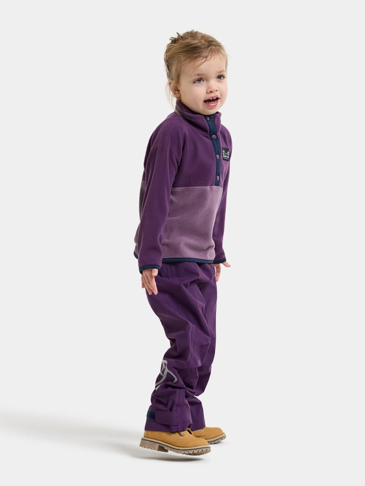 Didriksons Kids' Monte Half Button Northen Purple Didriksons