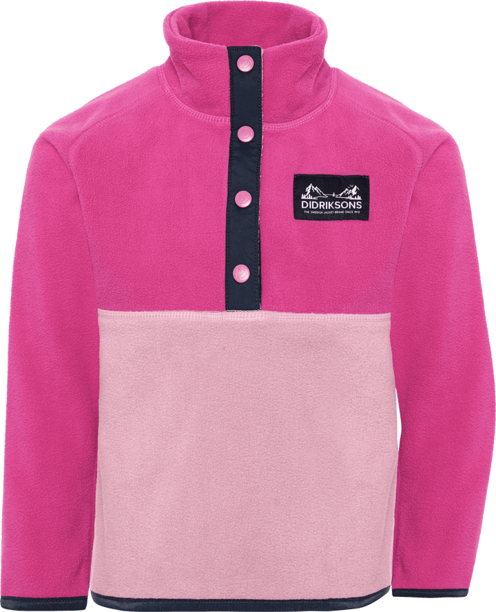 Didriksons Kids' Monte Half Button Cactus Pink Didriksons