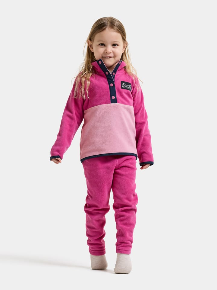Didriksons Kids' Monte Half Button Cactus Pink Didriksons