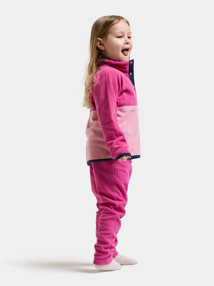 Didriksons Kids' Monte Half Button Cactus Pink Didriksons