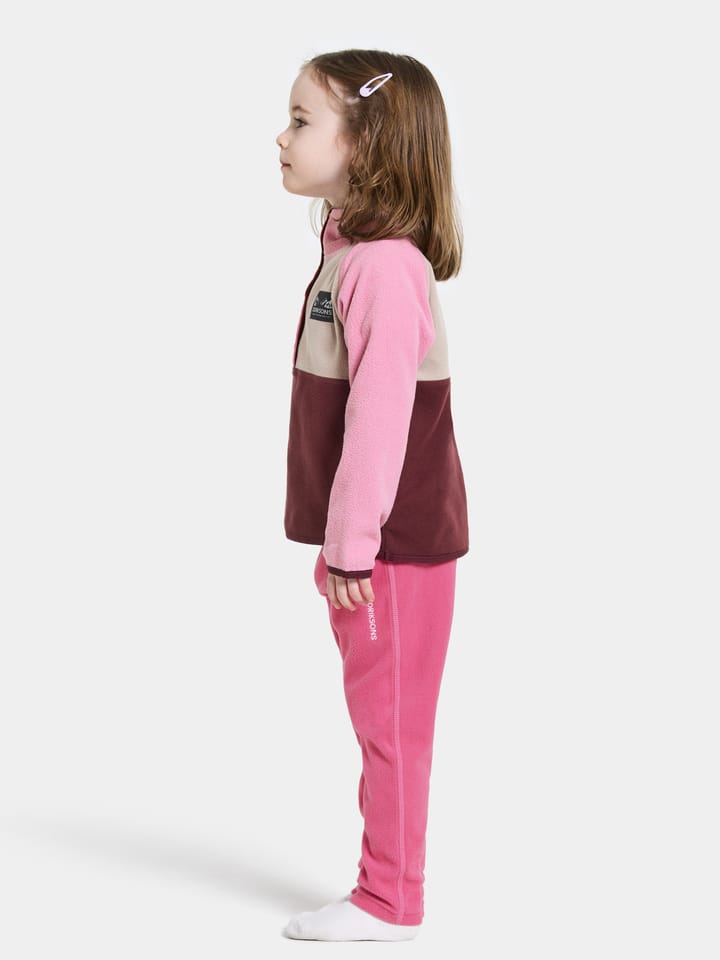 Didriksons Kids' Monte Half Button 4 Anemon Red Didriksons