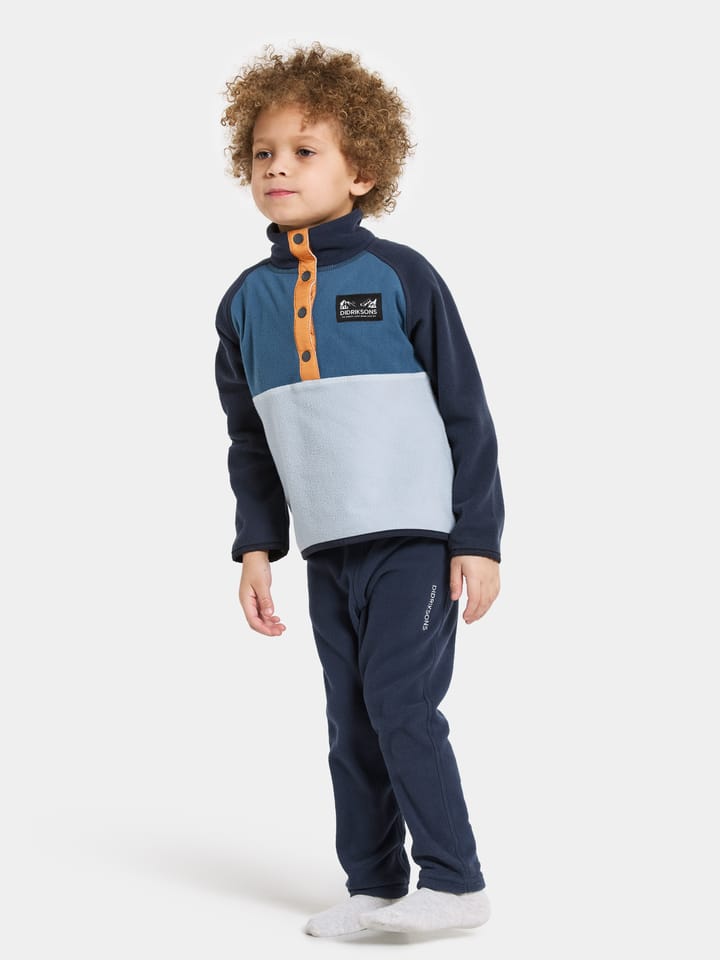 Didriksons Kids' Monte Half Button 4 Cloud Blue Didriksons