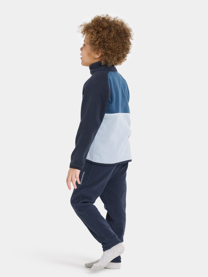 Didriksons Kids' Monte Half Button 4 Cloud Blue Didriksons