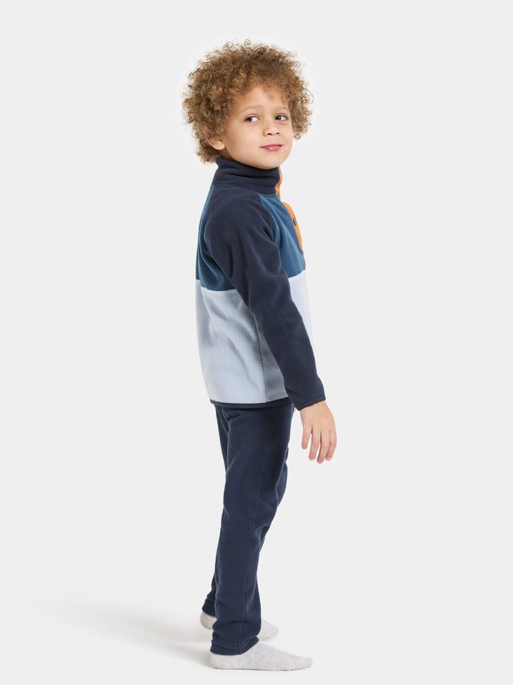 Didriksons Kids' Monte Half Button 4 Cloud Blue Didriksons