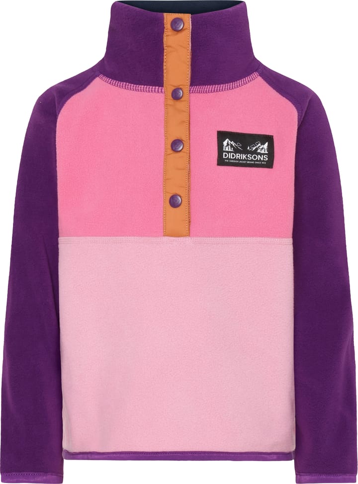 Didriksons Kids' Monte Half Button 4 Light Heather Pink Didriksons