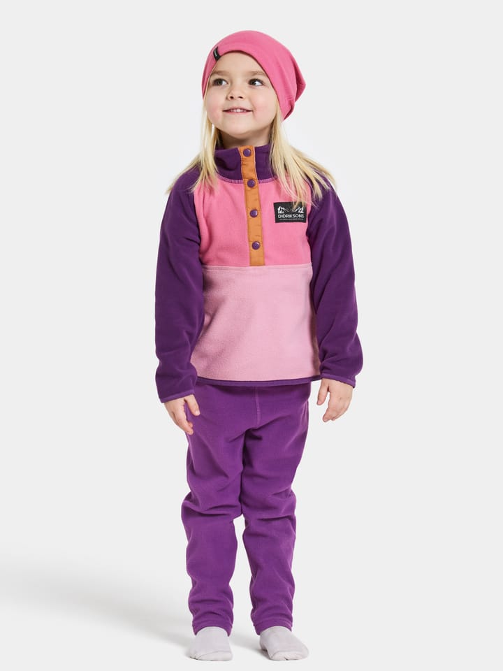 Didriksons Kids' Monte Half Button 4 Light Heather Pink Didriksons Didriksons Kids' Monte Half Button 4 Light Heather Pink Didriksons