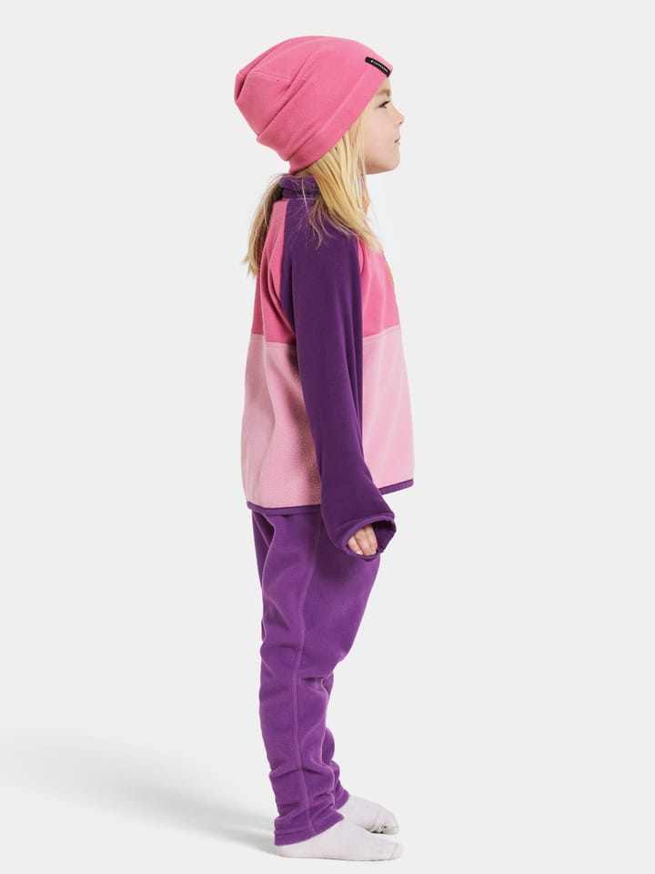 Didriksons Kids' Monte Half Button 4 Light Heather Pink Didriksons
