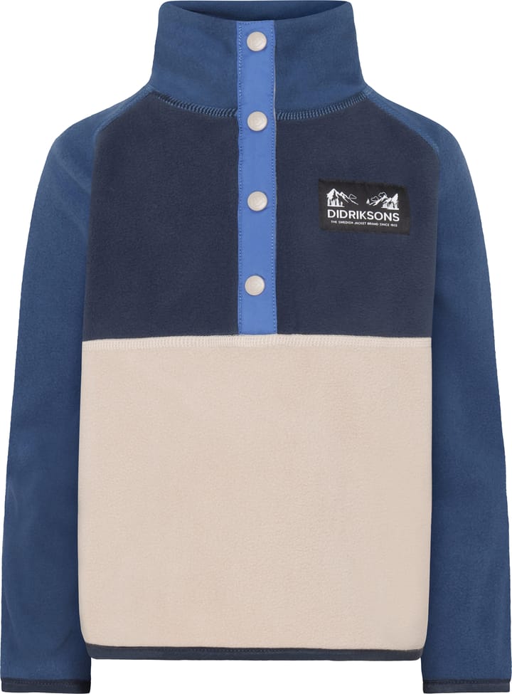 Didriksons Kids' Monte Half Button 4 Beach Beige Didriksons