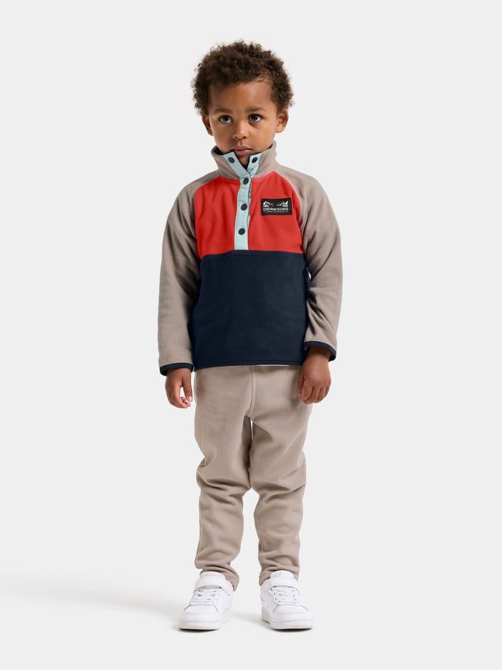 Didriksons Kids' Monte Half Button 5 Paprika Didriksons
