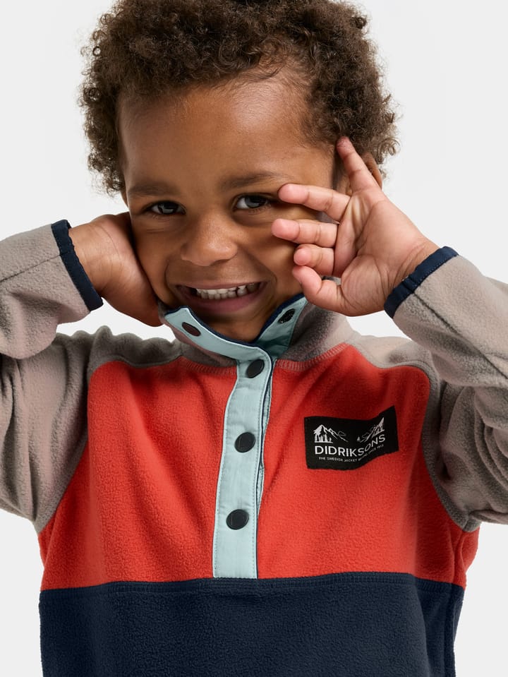 Didriksons Kids' Monte Half Button 5 Paprika Didriksons