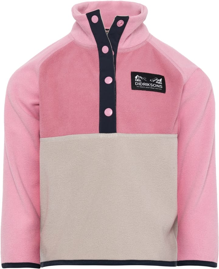 Didriksons Kids' Monte Half Button 5 Heather Pink Didriksons