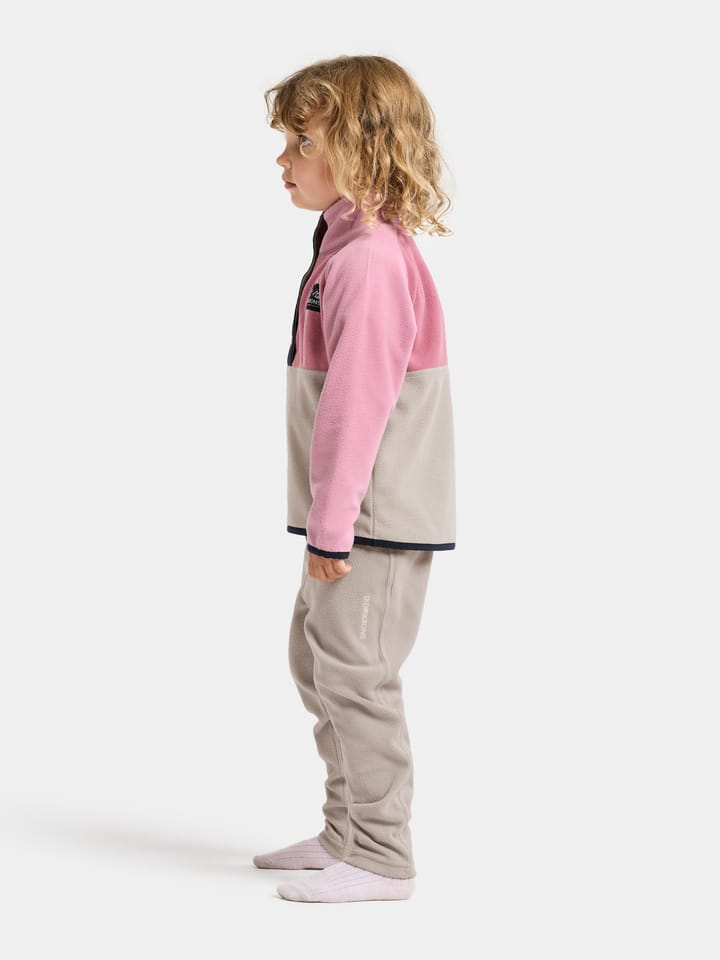 Didriksons Kids' Monte Half Button 5 Heather Pink Didriksons