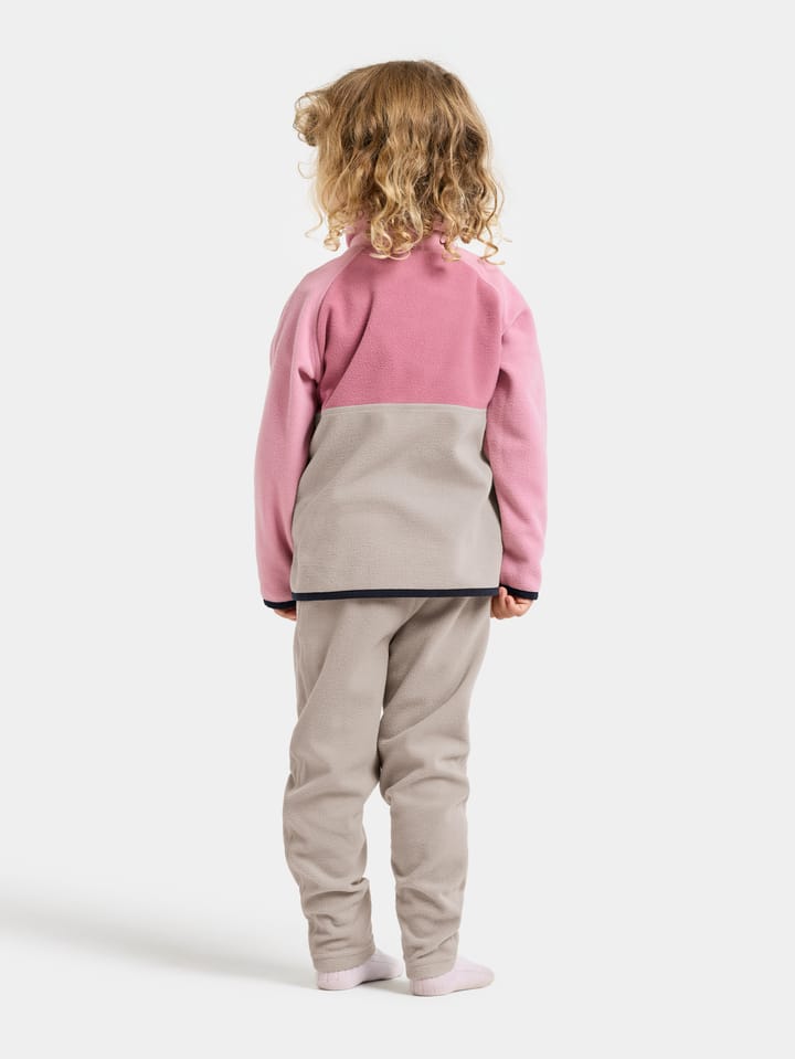 Didriksons Kids' Monte Half Button 5 Heather Pink Didriksons