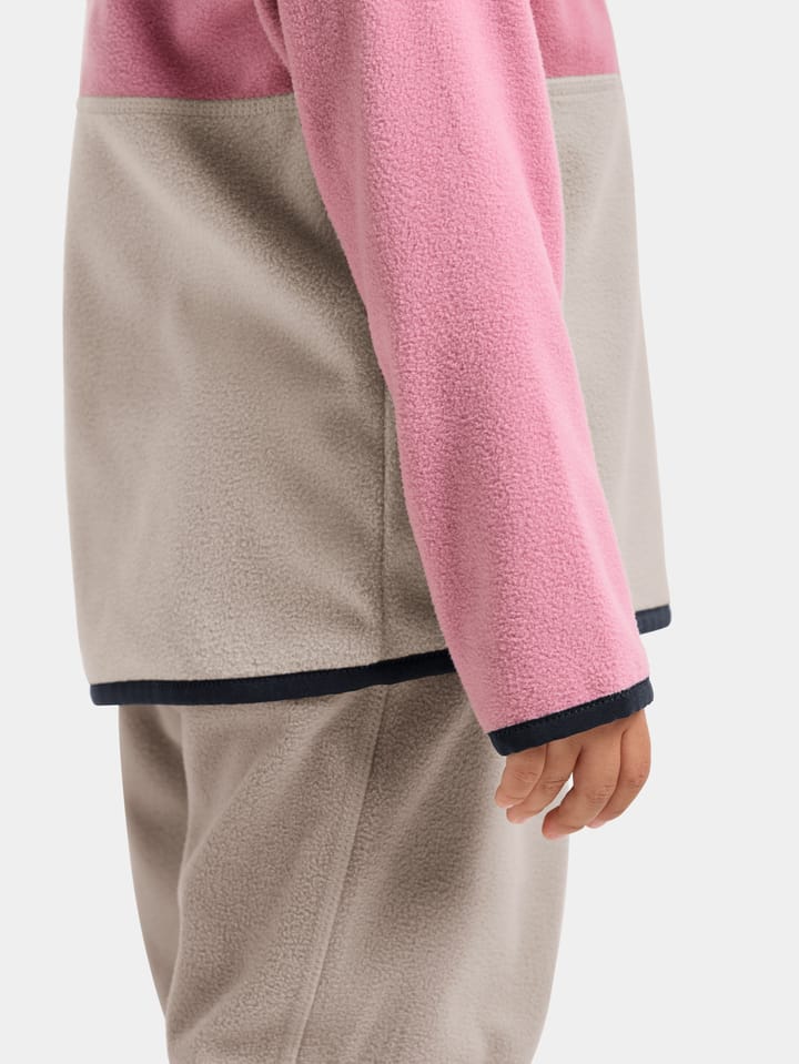 Didriksons Kids' Monte Half Button 5 Heather Pink Didriksons