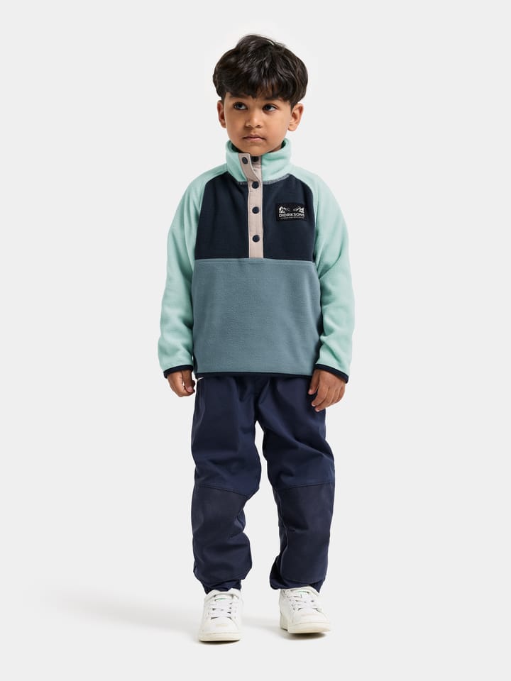 Didriksons Kids' Monte Half Button 5 Factory Blue Didriksons