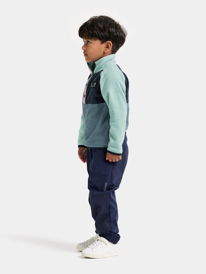 Didriksons Kids' Monte Half Button 5 Factory Blue Didriksons