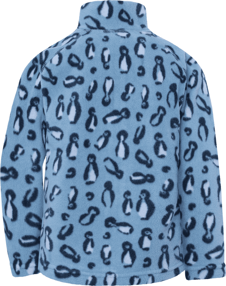 Didriksons Kids' Monte Printed Full-Zip Penguino Blue Didriksons