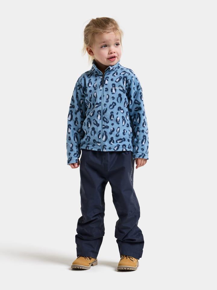Didriksons Kids' Monte Printed Full-Zip Penguino Blue Didriksons