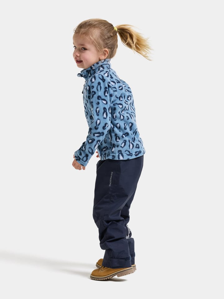 Didriksons Kids' Monte Printed Full-Zip Penguino Blue Didriksons