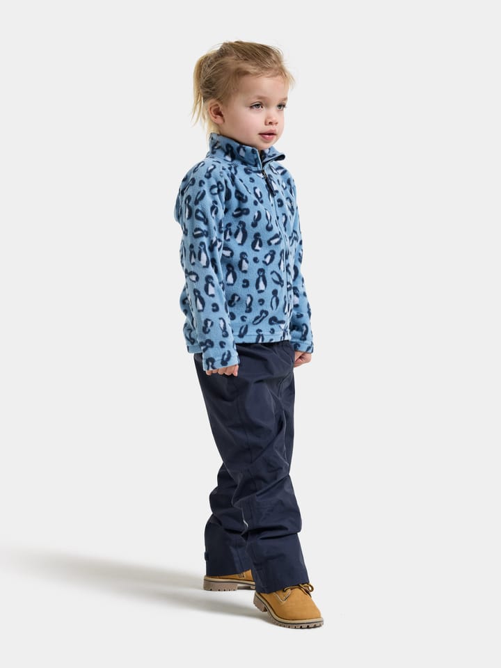 Didriksons Kids' Monte Printed Full-Zip Penguino Blue Didriksons