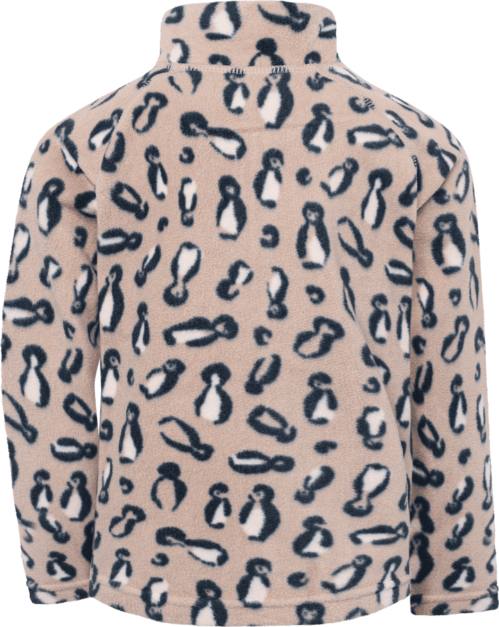 Didriksons Kids' Monte Printed Full-Zip Penguino Beige Didriksons