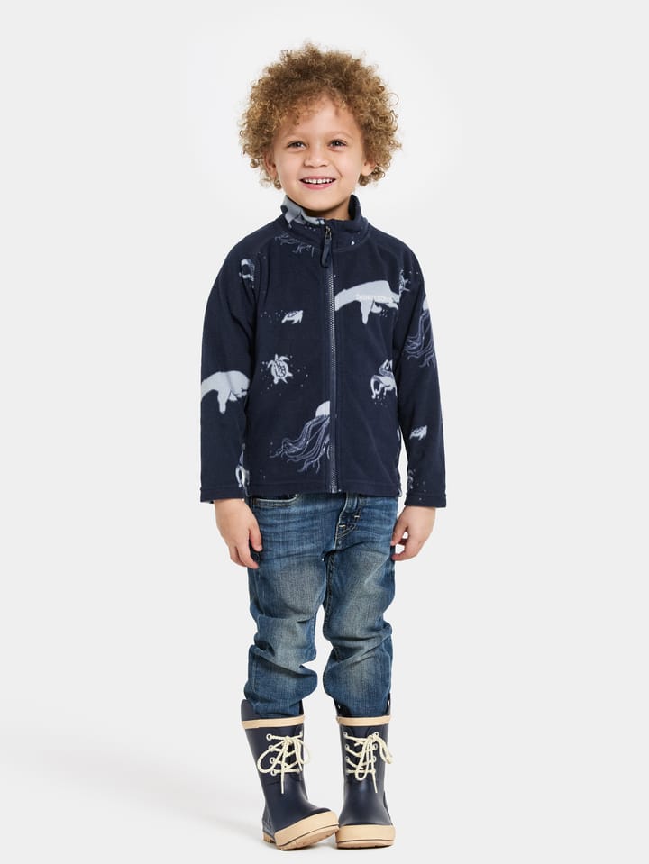 Didriksons Kids' Monte Printed Full Zip 10 Winter Ocean Blue Didriksons Didriksons Kids' Monte Printed Full Zip 10 Winter Ocean Blue Didriksons