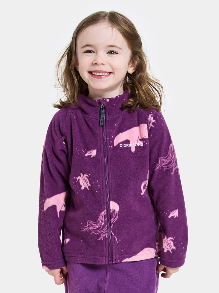 Didriksons Kids' Monte Printed Full Zip 10 Winter Ocean Purple Didriksons Didriksons Kids' Monte Printed Full Zip 10 Winter Ocean Purple Didriksons