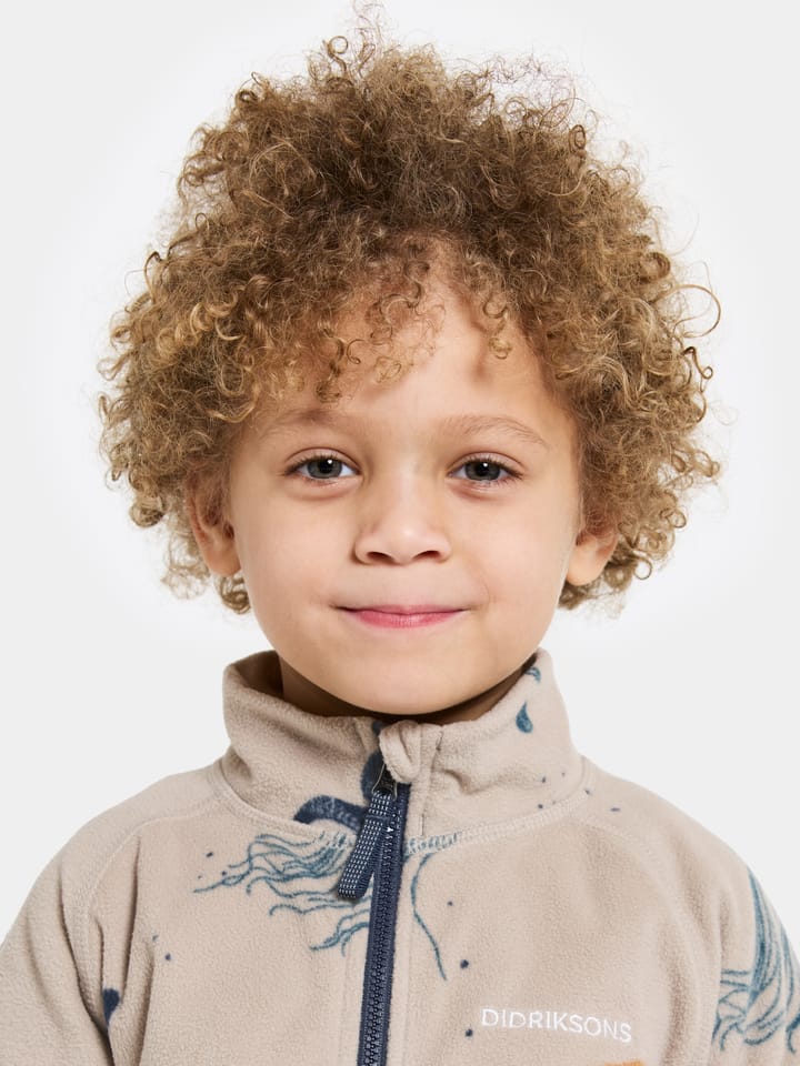 Didriksons Kids' Monte Printed Full Zip 10 Winter Ocean Multi Didriksons