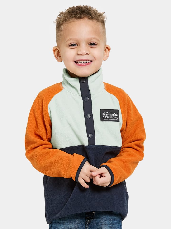 Didriksons Kids' Monte Half Button 4 Navy039 Didriksons