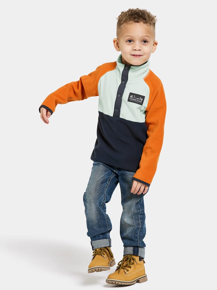 Didriksons Kids' Monte Half Button 4 Navy039 Didriksons