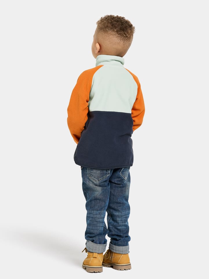 Didriksons Kids' Monte Half Button 4 Navy039 Didriksons