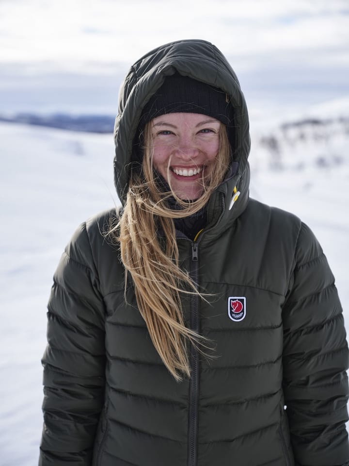 Fjällräven Women's Expedition Pack Down Hoodie Mustard Yellow Fjällräven