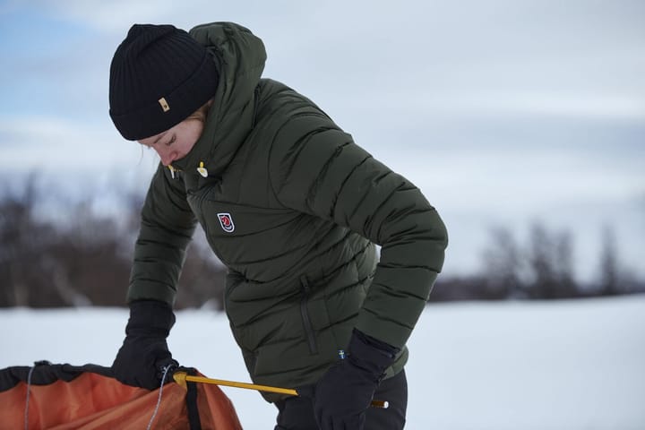 Fjällräven Women's Expedition Pack Down Hoodie Mustard Yellow Fjällräven