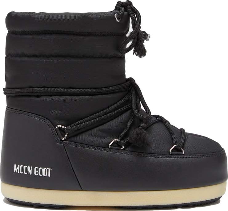 【MOON BOOT】EVOLUTION ブラック ナイロン サンダル moon-boot-evx-light-low-black-