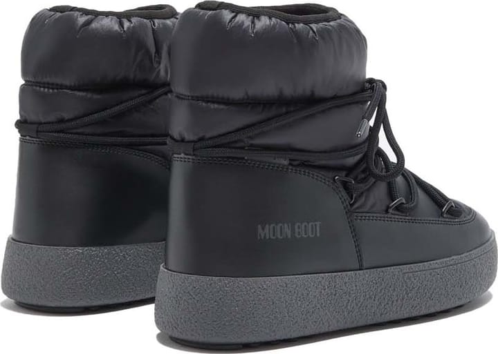 Moon Boot Women's Low Track Low Nylon Water-Repellent Black Moon Boot