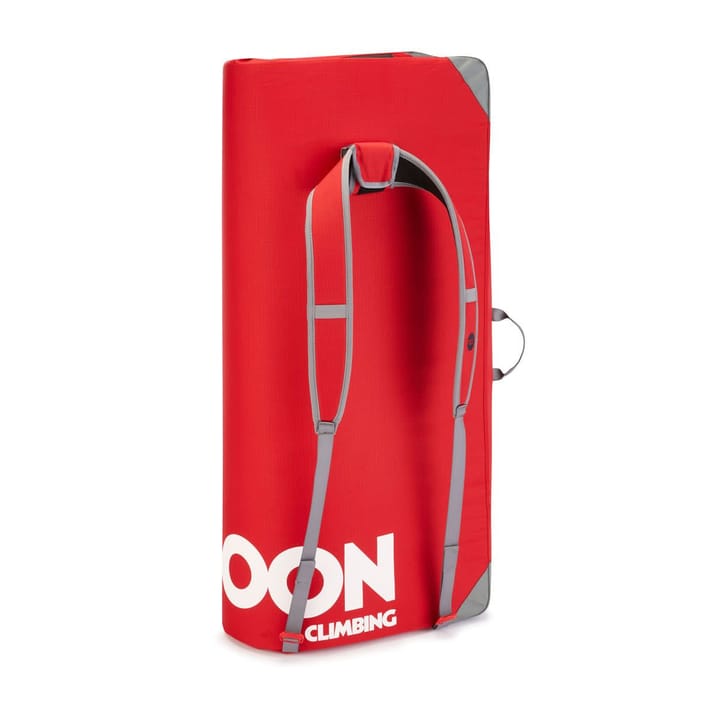 Moon Climbing Pluto Crash Pad Retrostripe True Red Moon Climbing