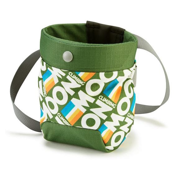 Moon Climbing Sport Chalk Bag Retro Stripe Green