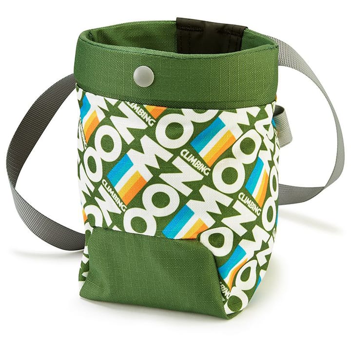 Moon Climbing Trad Chalk Bag Retro Stripe Green Moon Climbing